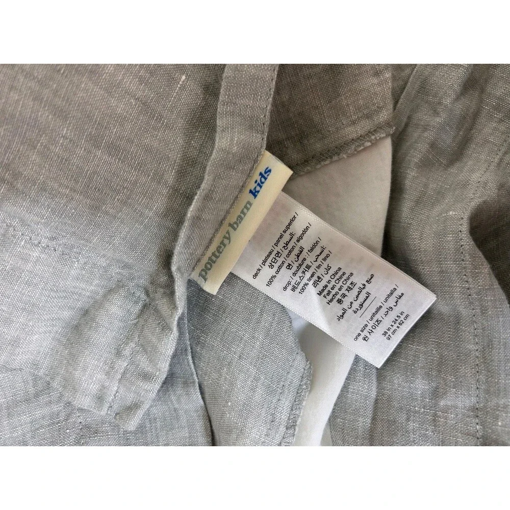 Pottery Barn Kids Bed Crib Skirt 28” x 52” Inch & 11